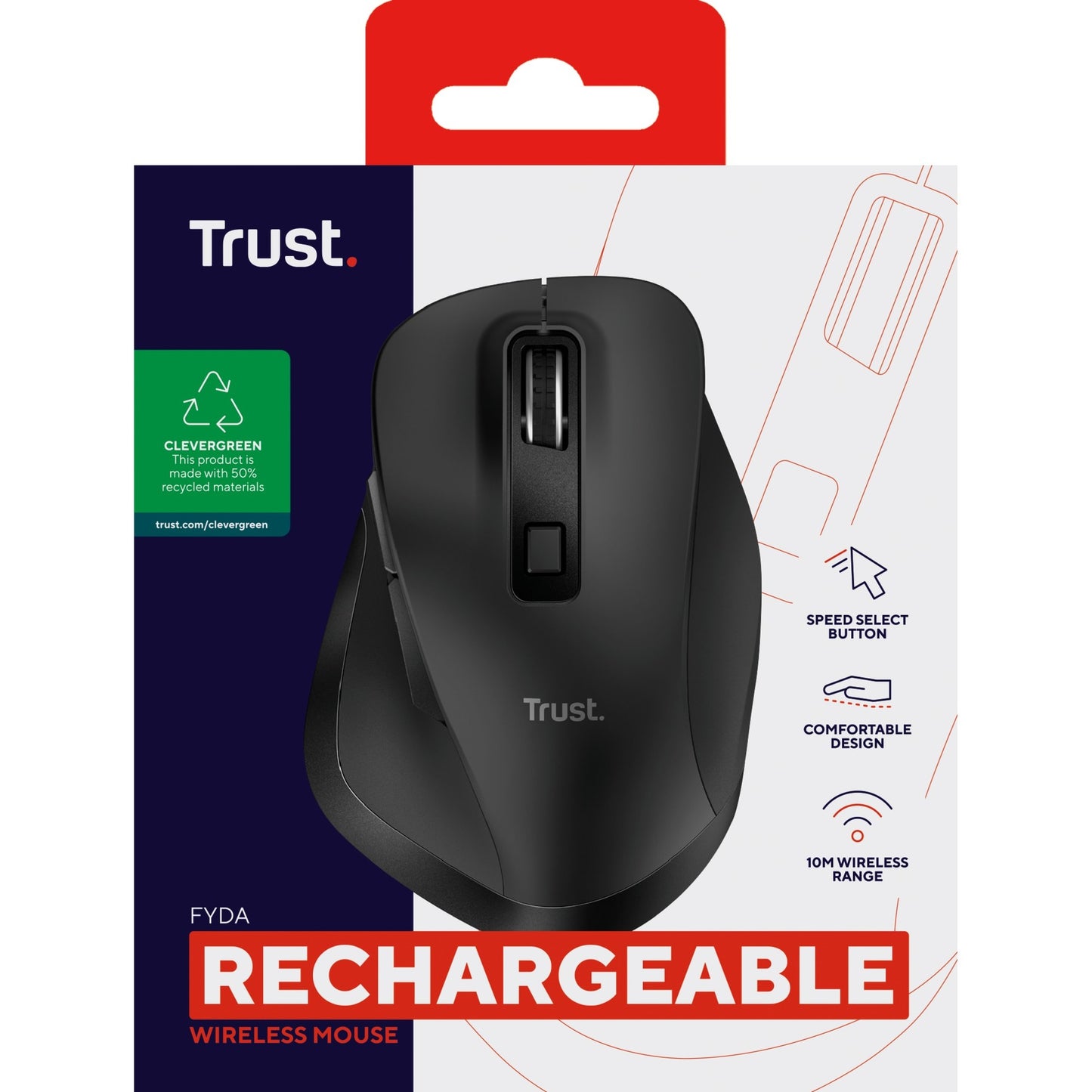 Faites confiance à la souris sans fil FYDA