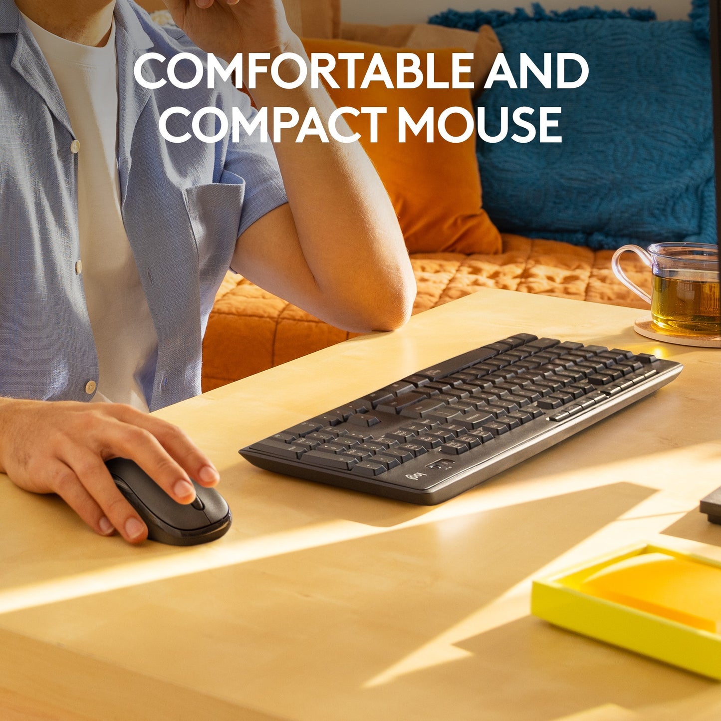 Logitech MK295 Silent Wireless Keyboard and Mouse Combo (clavier et souris sans fil silencieux)