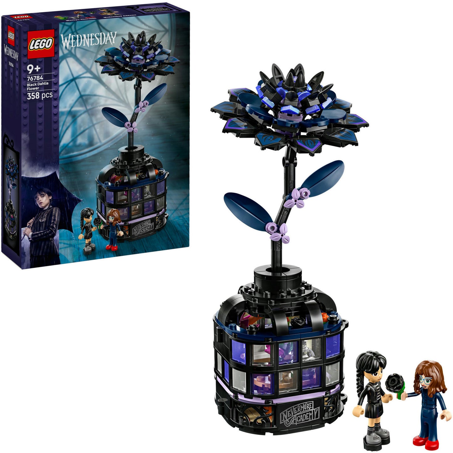 Lego 76784 Dahlia noir du mercredi