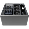 Boîtier Silverstone Crown 04 HTPC (gris foncé | 4x USB-A | 1x USB-C)