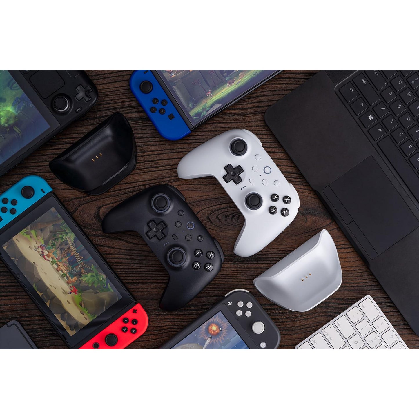 Contrôleur Bluetooth 8bitdo Ultimate 2 (noir, PC, commutateur 2, Bluetooth USB-C 2,4 GHz)