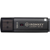Kingston ironkey locker+ 50 g2 clé USB 128 Go clé USB (anthracite, USB-A 3.2 gen 1)