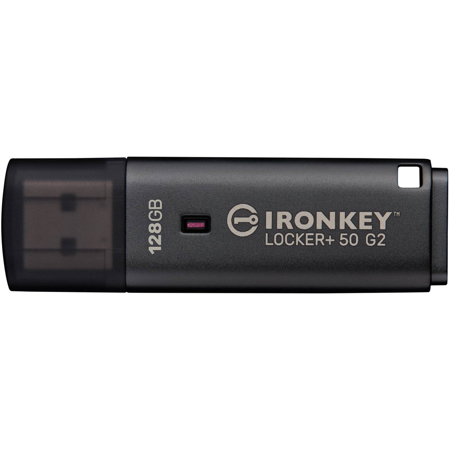 Kingston ironkey locker+ 50 g2 clé USB 128 Go clé USB (anthracite, USB-A 3.2 gen 1)