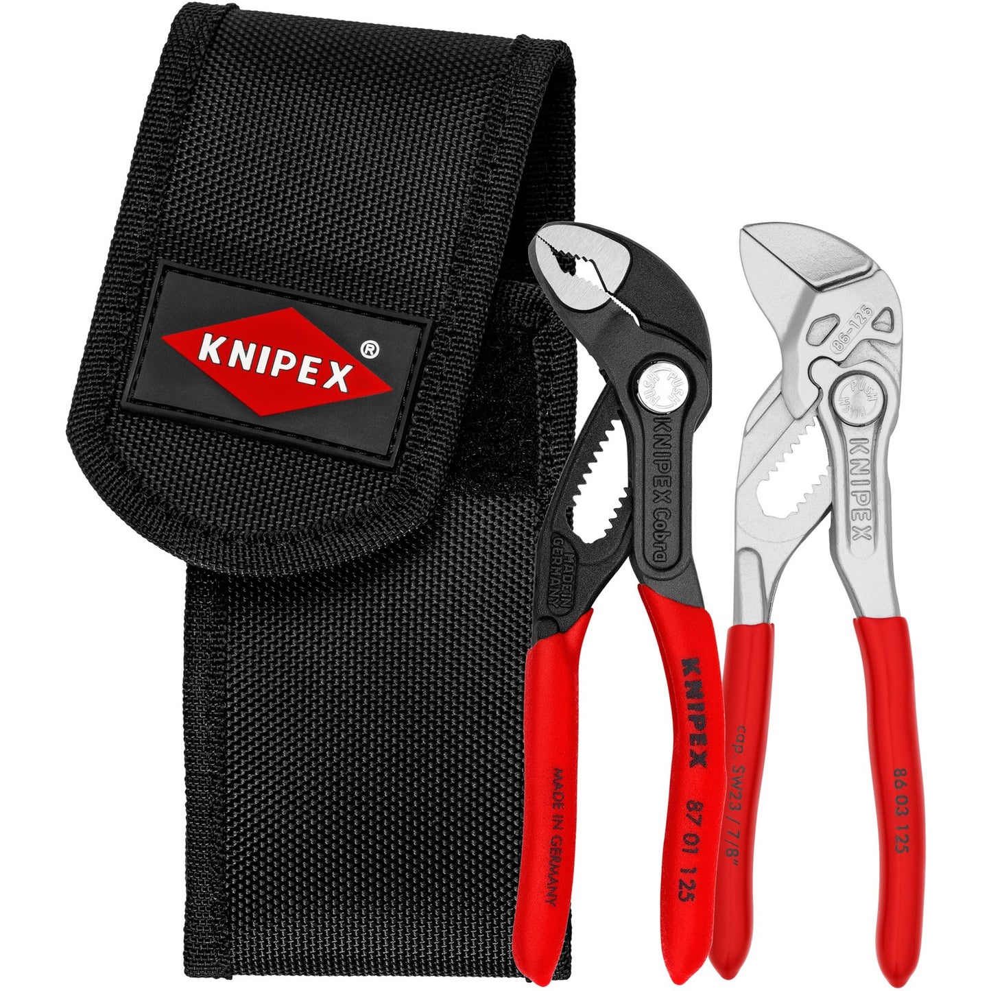 Knipex Mini-Tang Ensemble dans la courroie d'outils