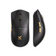 Souris de jeu sans fil ultra légère Mchose K7 (or noir, RVB, USB 2,4 GHz, 42 000 dpi)
