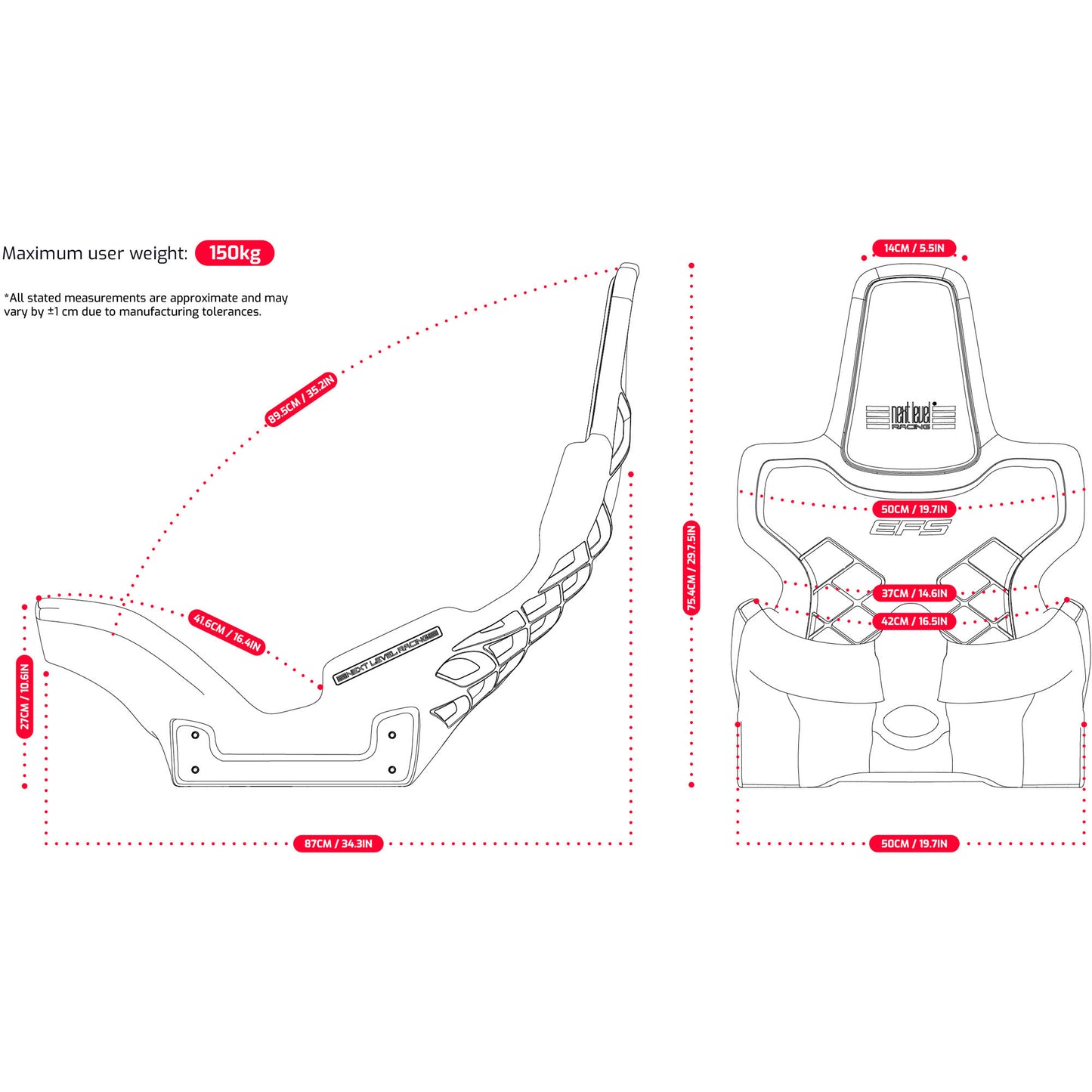 Chaise de jeu à siège de formule élite de course de niveau supérieur (noir)