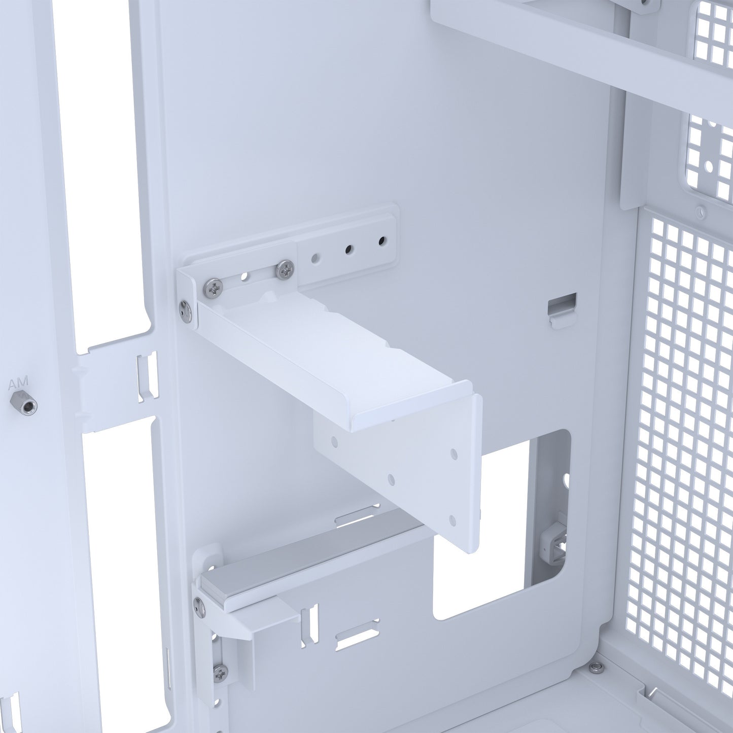 Asus Prime Ap303 - Boîtier tour midi à panneau maillé (blanc | 2x USB-A | 1x USB-C)