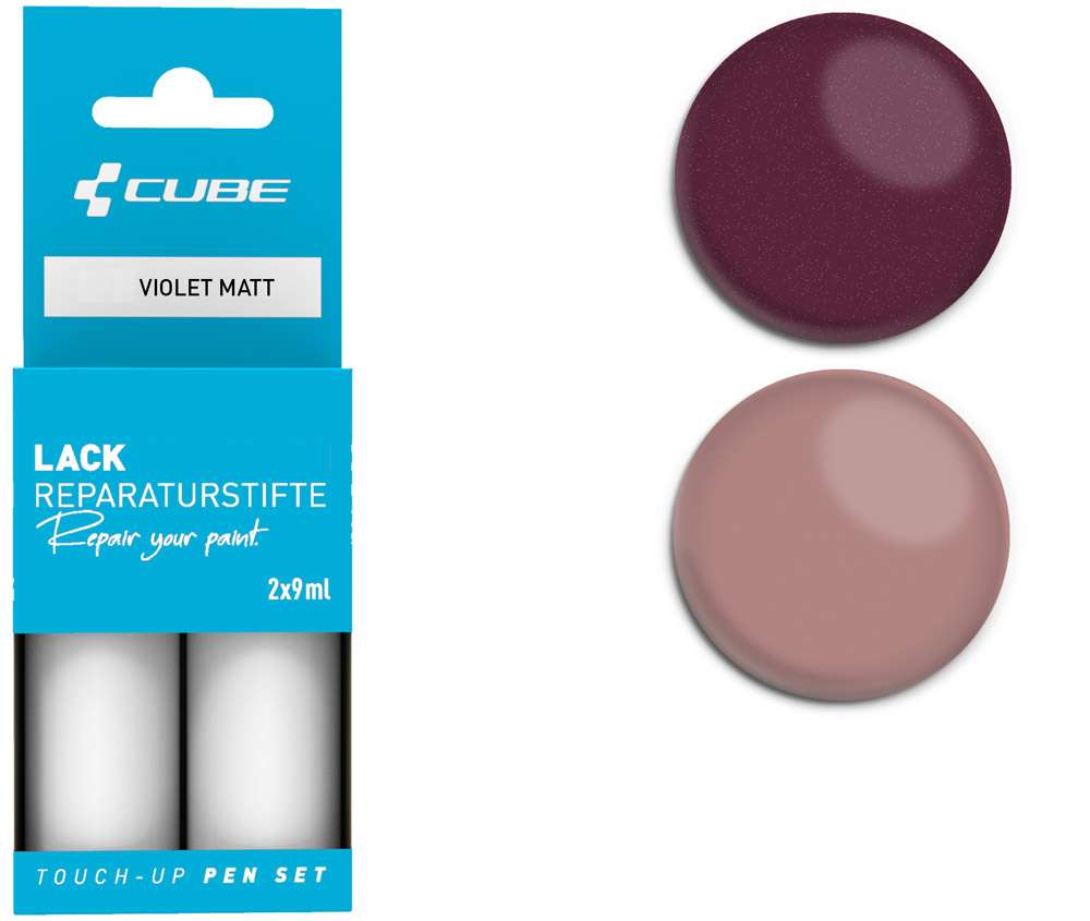 Set de stylos de retouche Cube violet mat