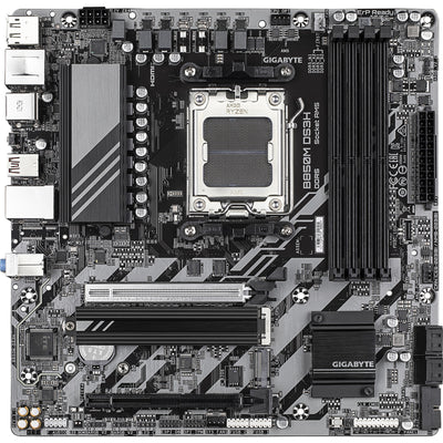Carte mère Gigabyte B850M DS3H Socket AM5 (RAID, LAN 2,5 Go, son, µATX)