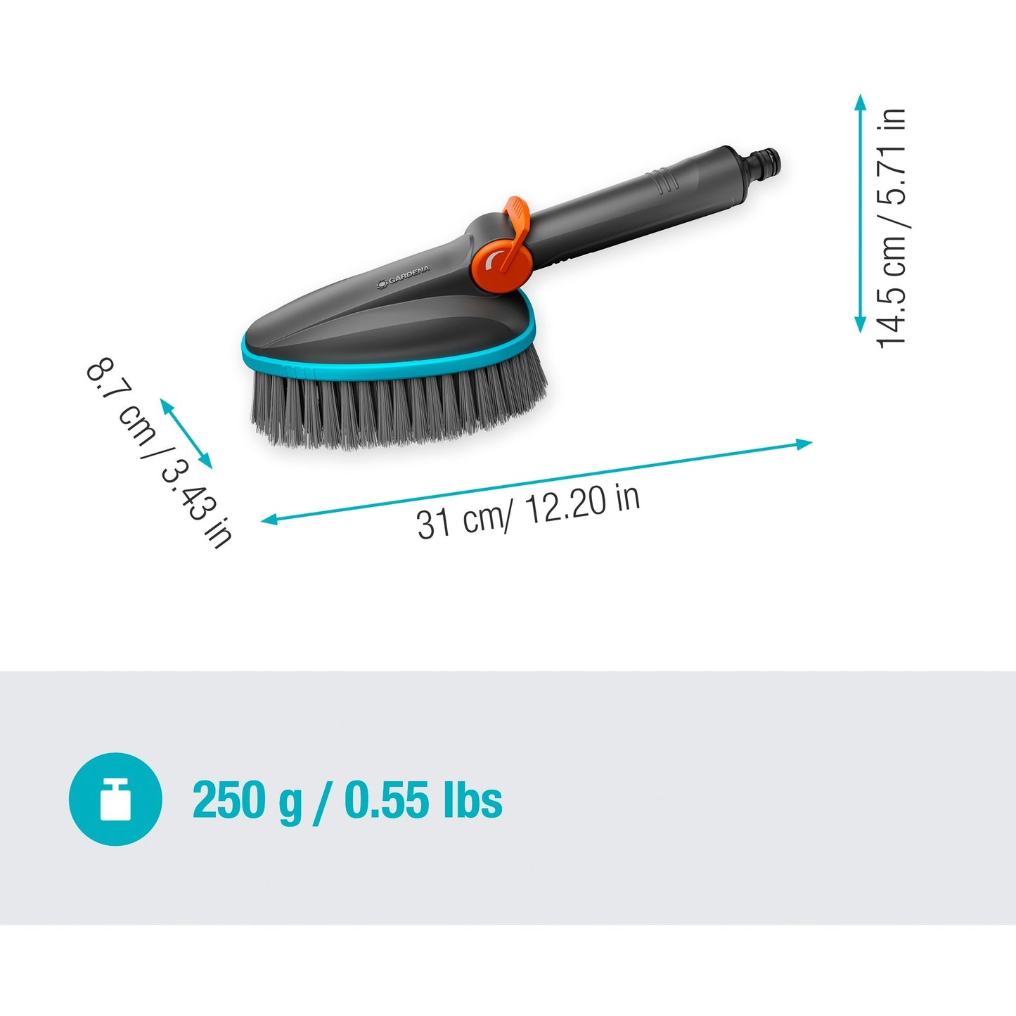 Gardena CleanSystem Hand Brush M Soft