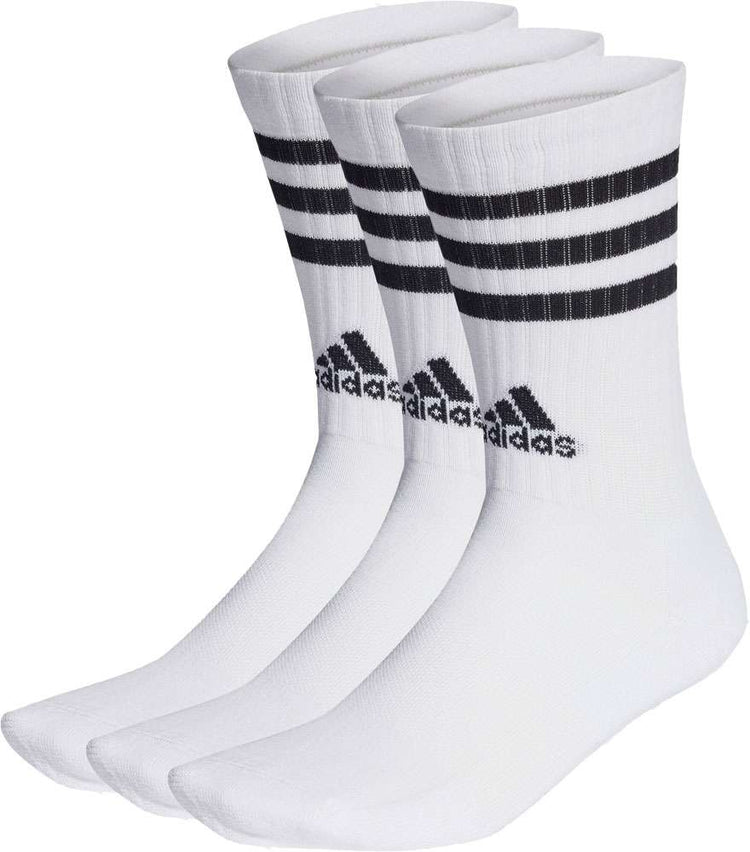 Adidas 3-stripes Cushioned Crew - chaussettes (pack de 3)