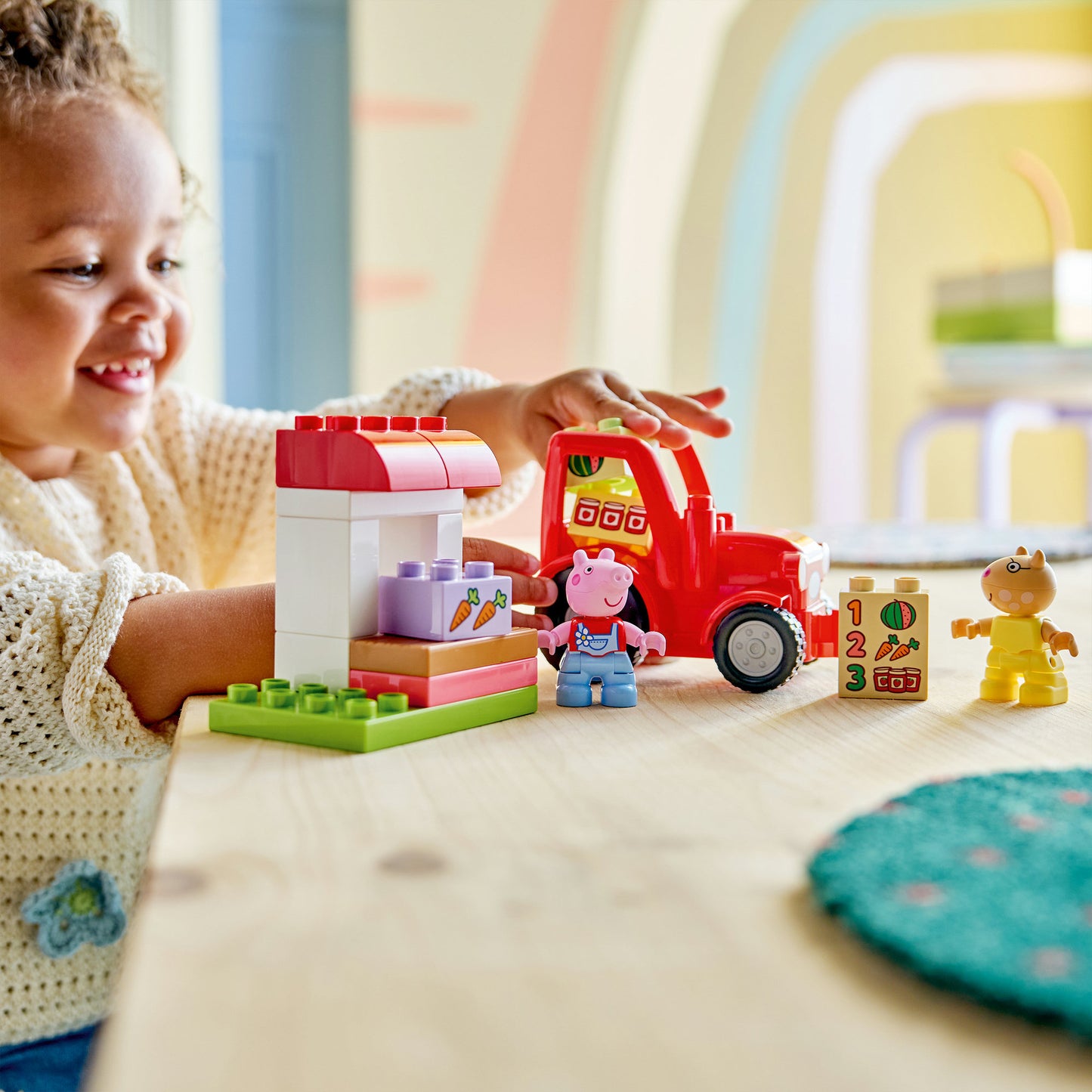 Lego Duplo 10468 tracteur et étal de marché
