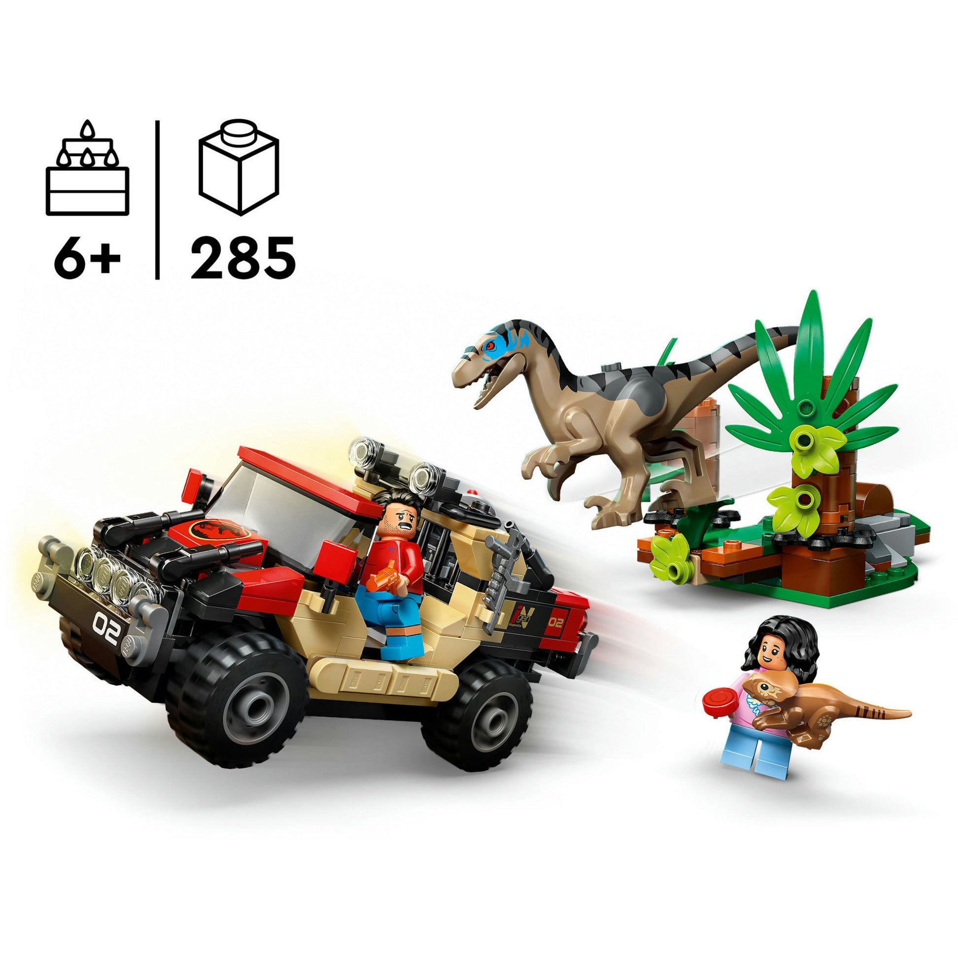 LEGO Jurassic World 76972 Offroad Eaptorontnapping
