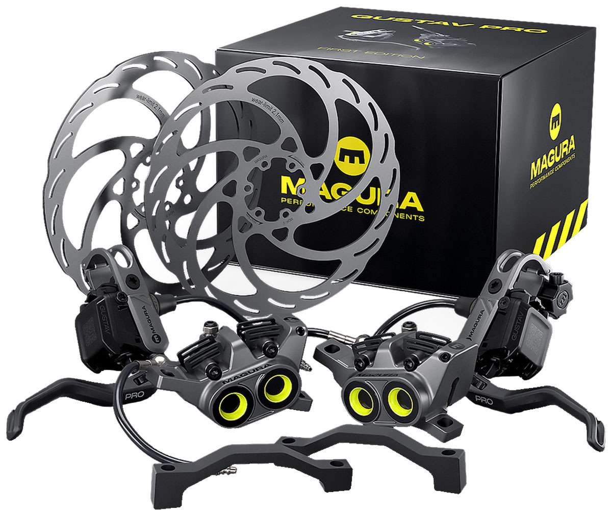 Magura gustav pro première édition jeu de freins à disque