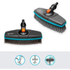 Gardena CleanSystem en acier avec pinceau doux pour plus grand,