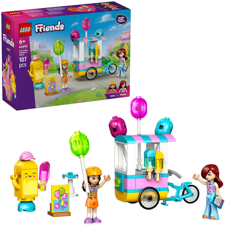 Lego 42692 Friends stand de glaces et de ballons | 2 pièces