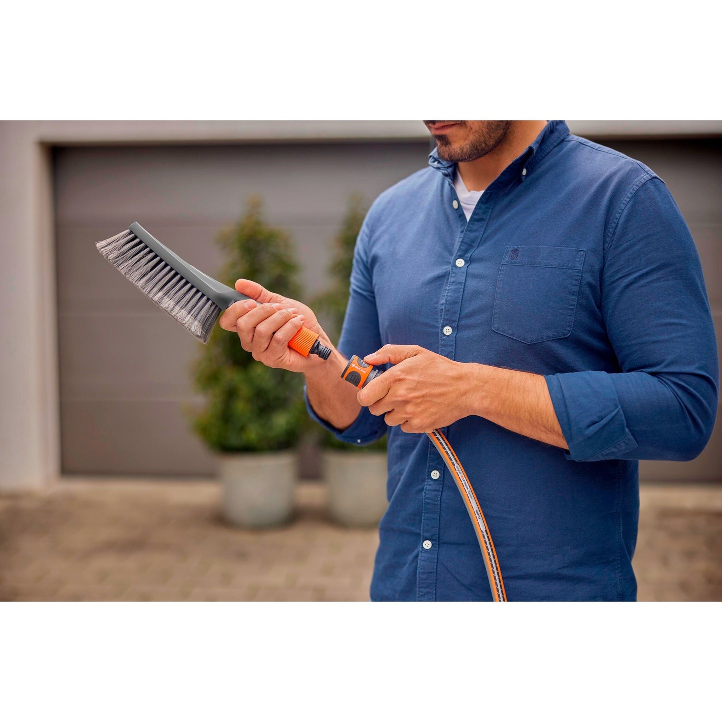 Ensemble de nettoyage de Gardena CleanSystem avec Soft Soft,
