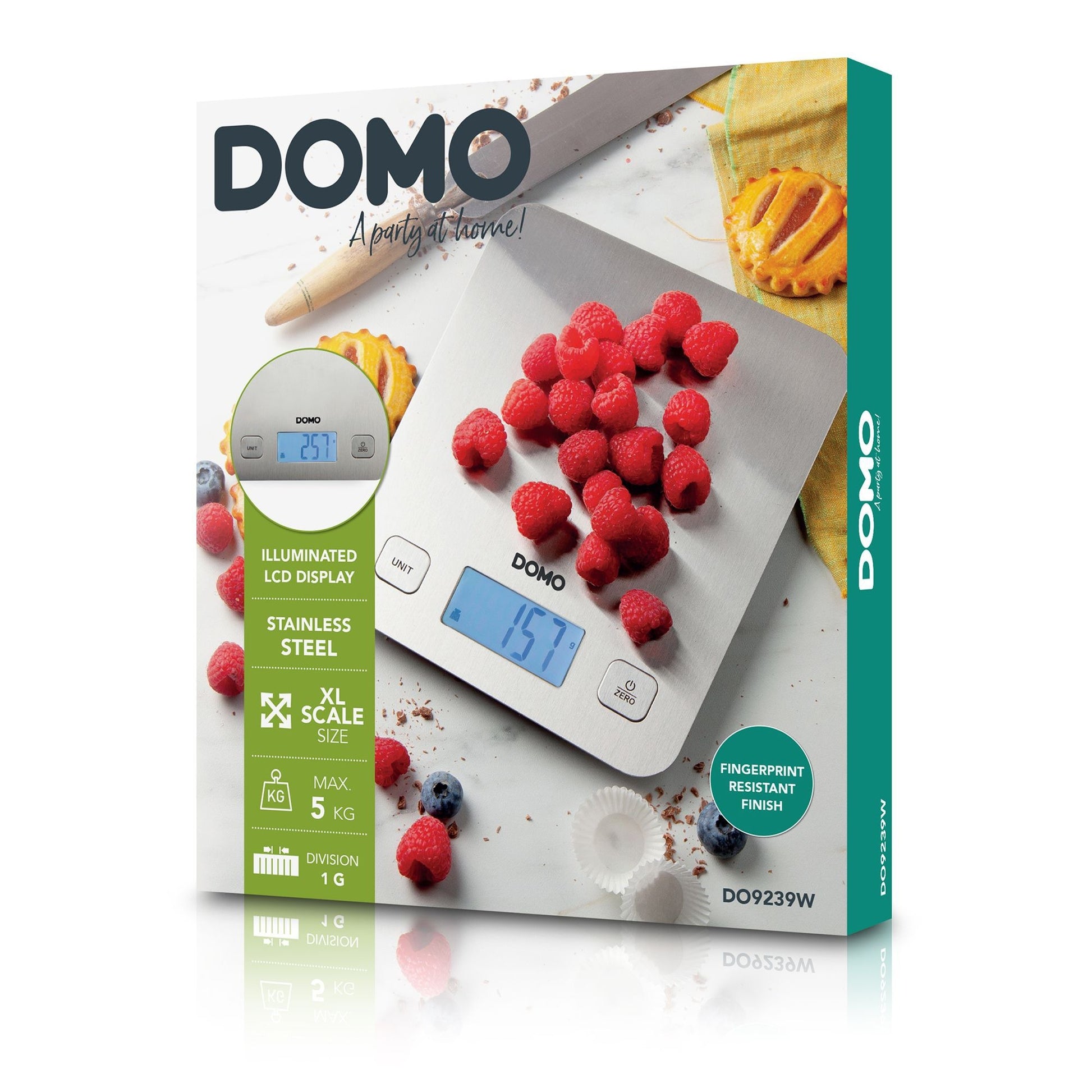Domo Do9239W Scale de cuisine Prestige XL