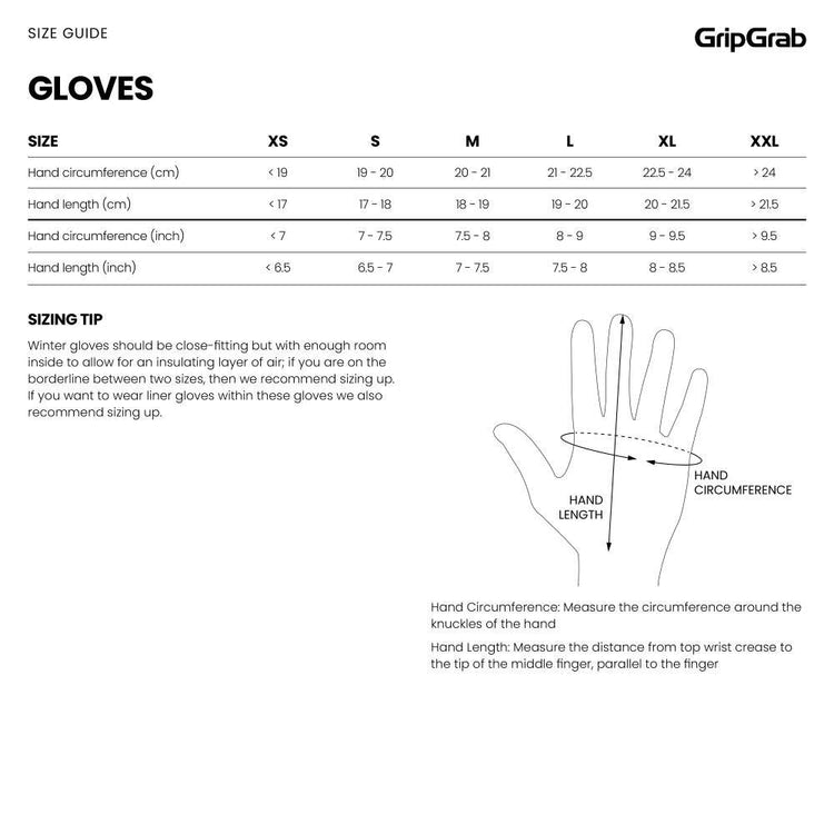 Gripgrab ride ii imperméable - gants d'hiver