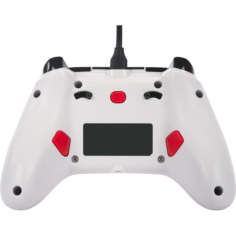 Manette Powera Advantage avec câble pour Xbox Series X|s - Warrior's Nirvana (Magnolia White, Xbox Series X|s, Xbox One, PC)