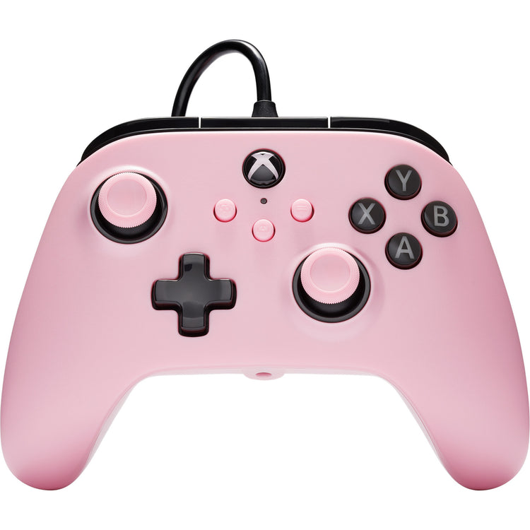 Manette filaire Powera pour Xbox Series X|s (rose, Xbox Series X|s, Xbox One, PC)