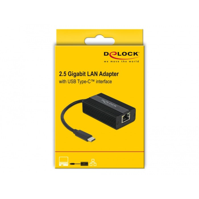Mâle Dellock USB-C> 2,5 gigabit LAN