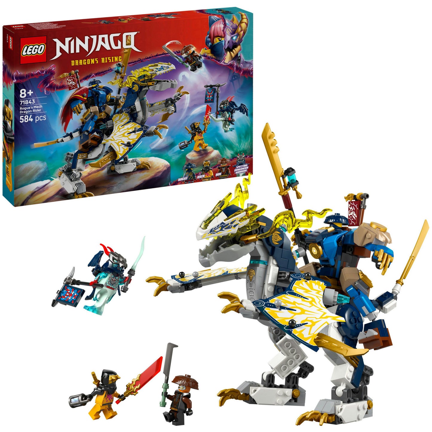 Lego 71843 Ninjago Rogue's Mecha Draken Draken