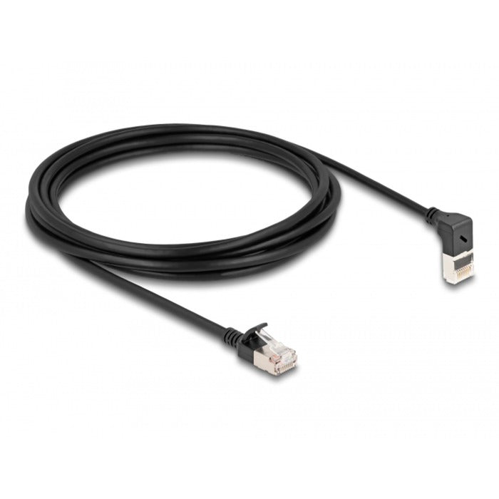 Dellock RJ45 Network Cable Cat.6a S FTP Slim 90 ° A plus