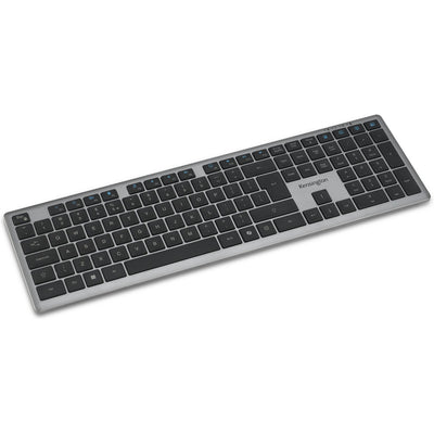 Clavier multi-appareils rechargeable Kensington KB535 EQ (disposition américaine-internationale (QWERTY), commutateurs à ciseaux, 100 %, USB, 2,4 GHz, Bluetooth 5.4)