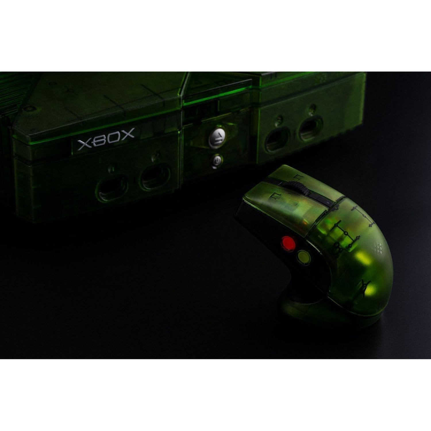 Souris rétro r8 8bitdo - édition Xbox (vert, 50 - 26 000 dpi, Bluetooth USB-C 2,4 GHz)