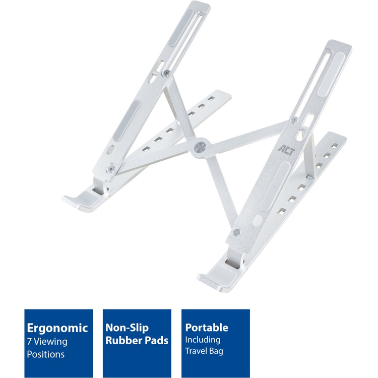 Act Connectivité L'ordinateur portable en aluminium standard, pliable