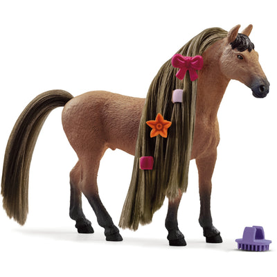 Schleich Horse Club - Figurine de jeu du cheval de beauté des beautés de Sofia Akhal-Teke-étalon (42621)