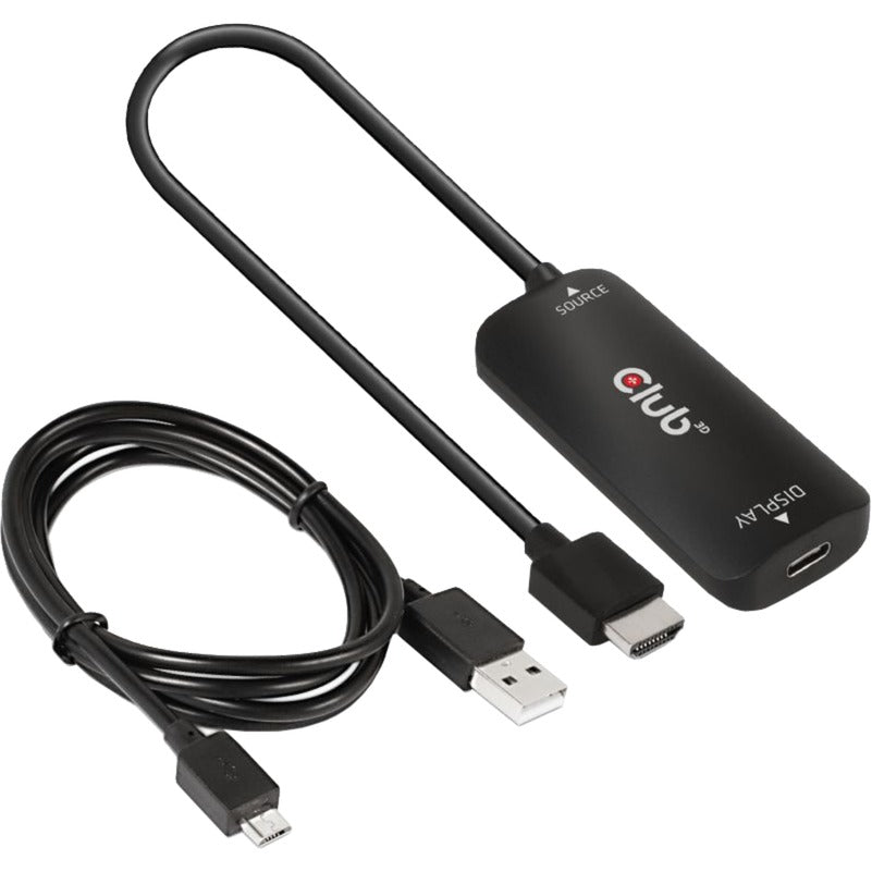 Club 3D HDMI + Micro USB vers USB-C