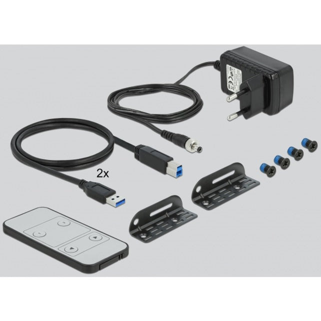 Dellock Displayport 1.4 KVM Switch 8K 30Hz avec USB 3.0 et