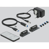 Dellock Displayport 1.4 KVM Switch 8K 30Hz avec USB 3.0 et - afbeelding 3