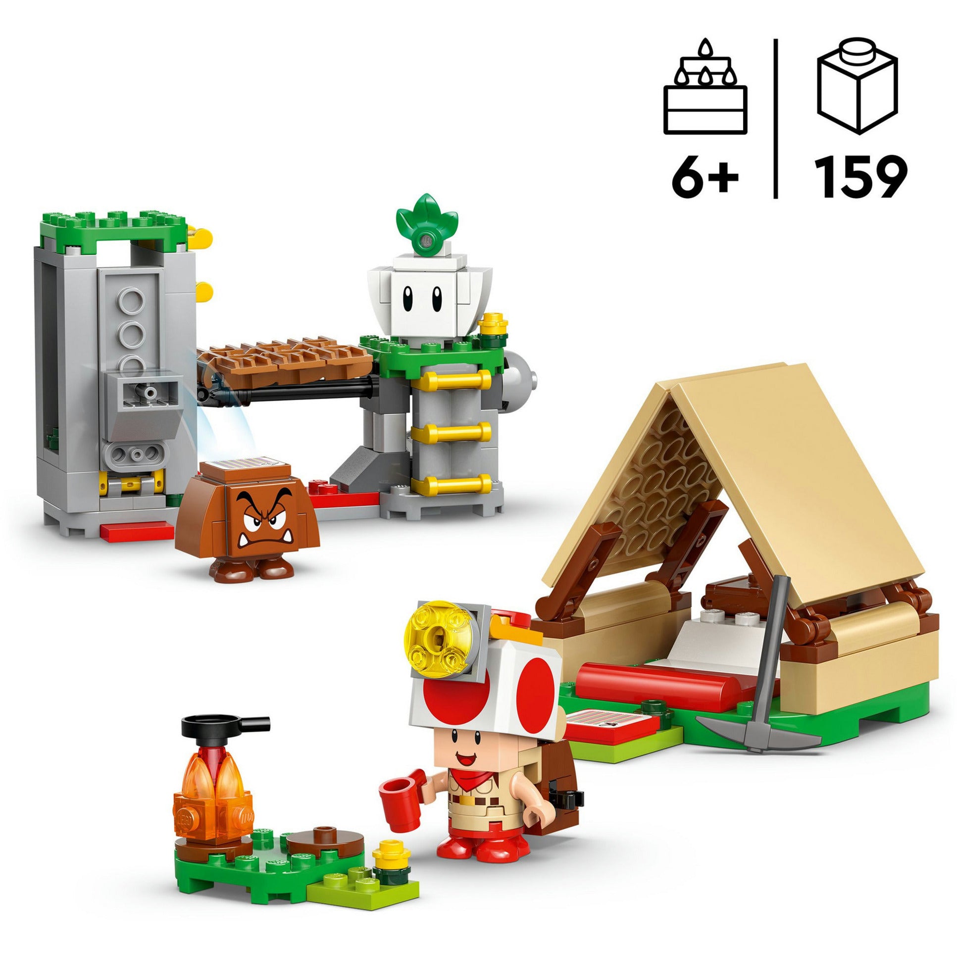 LEGO Super Mario 72040 Toad Boss Camping Site