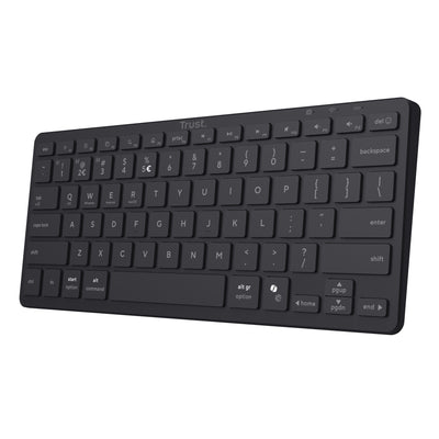 Clavier Bluetooth Trust Nado II (noir, disposition US, commutateurs ciseaux, Bluetooth)