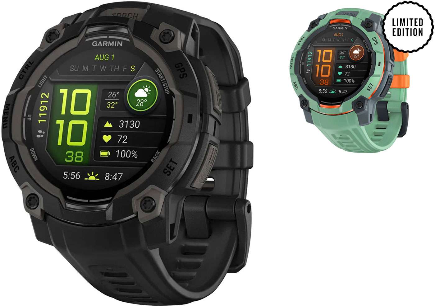Garmin instinct® 3 amoled 45mm - Montre connectée multisport GPS
