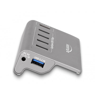 Dellock USB 10 Gbps Hub avec 4 ports USB-A + 1 charbon
