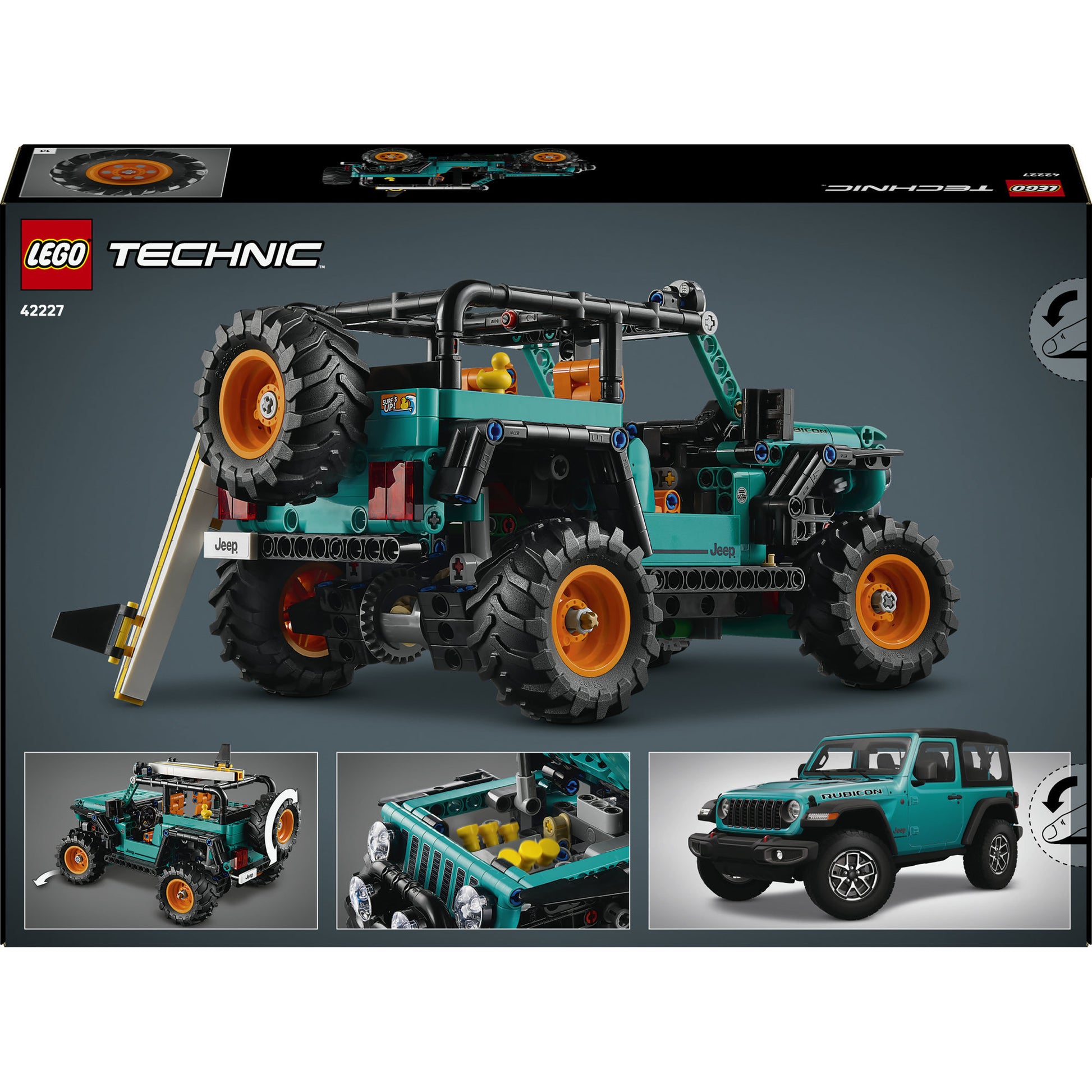 Lego Technic 42227 Véhicule tout-terrain Jeep Wrangler Rubicon