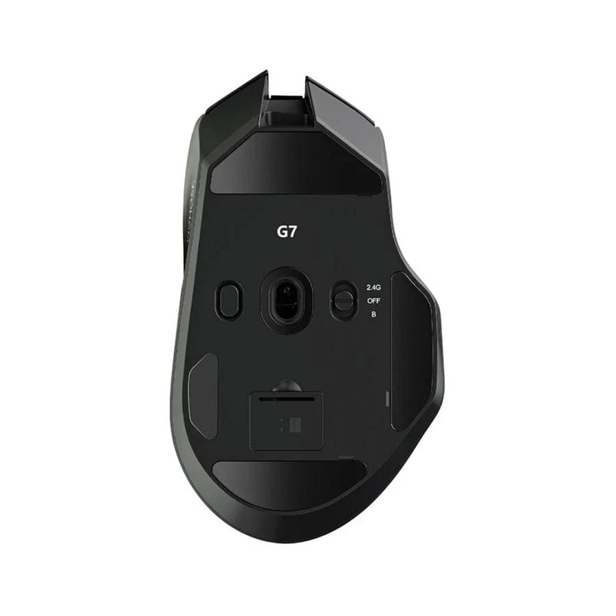 Souris de jeu Mchose g7 (noir, 12 000 dpi, Bluetooth USB-C 2,4 GHz)