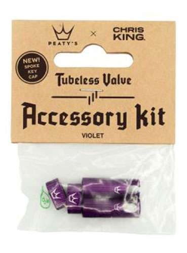 Kit d'accessoires pour valve tubeless Peaty's Chris King MK2