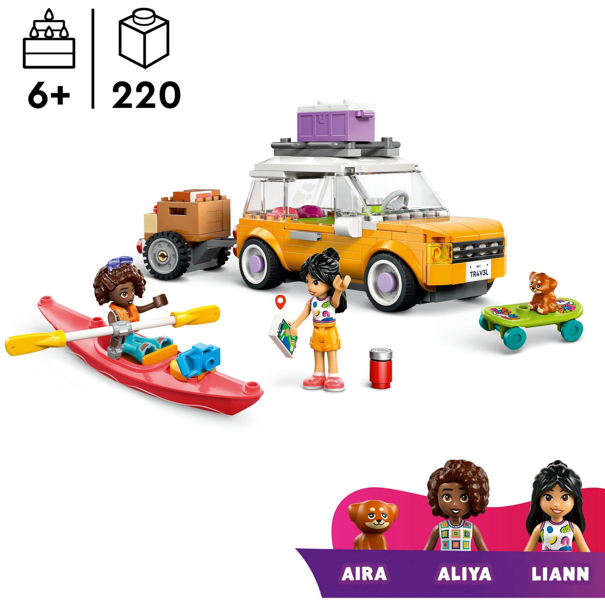 Pic lego 42659 amis ensemble sur road trip