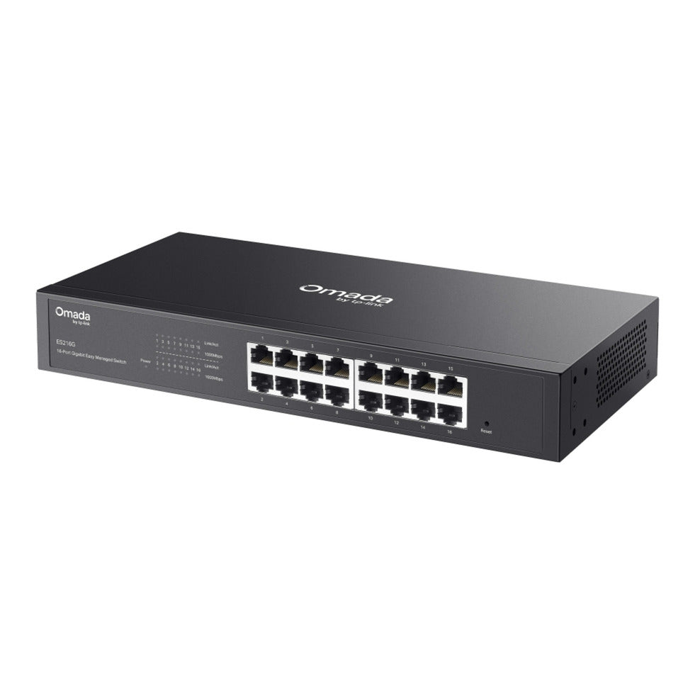 Tp-Link Omada ES216G Switch Gigabit 16 ports facile à gérer (noir)