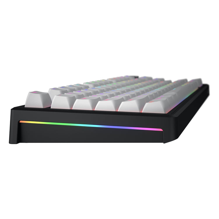 Hator skyfall mag ultra 8k, clavier de jeu (noir, disposition américaine, hator aurum ice, 80% (tkl), rgb, double-shot pbt, hot-swap)