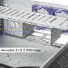 Boîtier rack Chieftec unc-409s-aio-op (noir)
