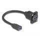 Dellock D-Type USB 5 Gbps Cable Femelle de type A Femelle à Type-A Fe