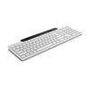 Clavier Bluetooth auto-rechargeable Lenovo 800 (blanc, disposition américaine (QWERTY), piston, 100 %, interrupteur à piston, Bluetooth 5.1, USB-C)