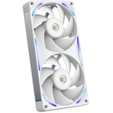 Ventilateurs de boîtier Nzxt f240x rgb (blanc, 2 pièces, 240 x 120 x 30 mm, pwm) - afbeelding 4