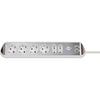 Brennenstuhl Estilo Corner Stop Contact 4 fois avec USB Charge Func